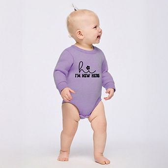 Hi I'm New Here - Infant Fleece BodySuit