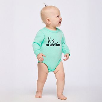 Hi I'm New Here - Infant Fleece BodySuit