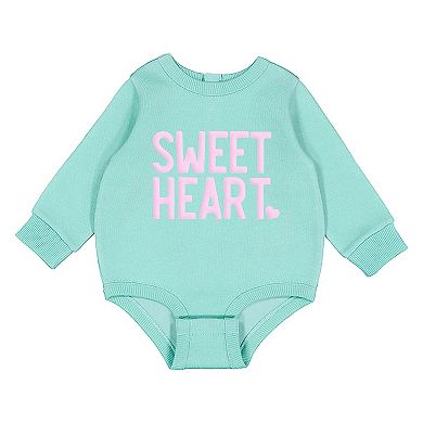 Sweetheart Puff Print - Infant Fleece BodySuit