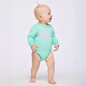 Sweetheart Puff Print - Infant Fleece BodySuit