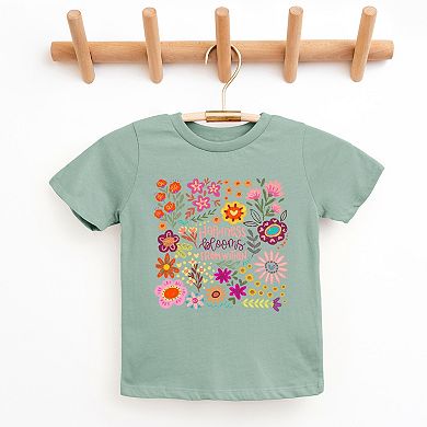 The Juniper Shop Happiness Blooms From Within Youth Short Sleeve Tee