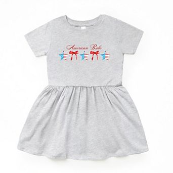 The Juniper Shop American Babe Star Bow Coquette Infant Dress