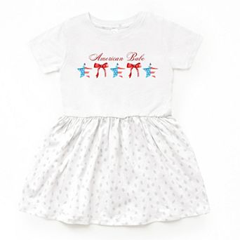 The Juniper Shop American Babe Star Bow Coquette Infant Dress