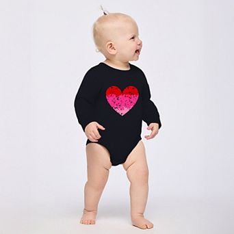 Heart Ombre - Infant Fleece BodySuit