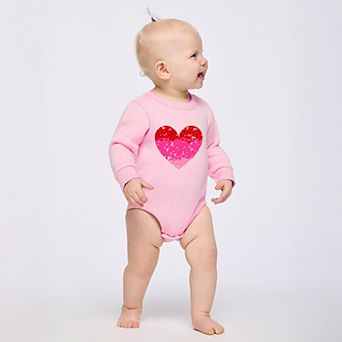 Heart Ombre - Infant Fleece BodySuit