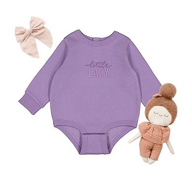 Embroidered Little Lady - Infant Fleece BodySuit