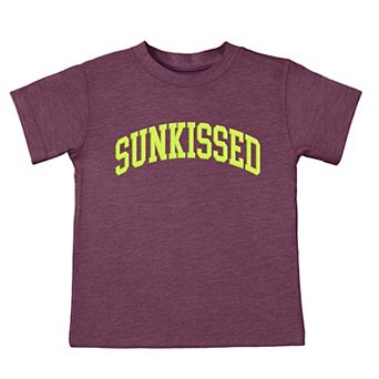 Sunkissed Varsity Arched Puff Print - Toddler Short Sleeve Graphic T-Shirt