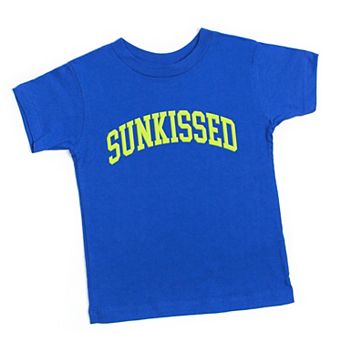 Sunkissed Varsity Arched Puff Print - Toddler Short Sleeve Graphic T-Shirt