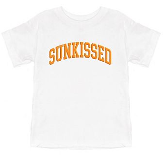 Sunkissed Varsity Arched Puff Print - Toddler Short Sleeve Graphic T-Shirt