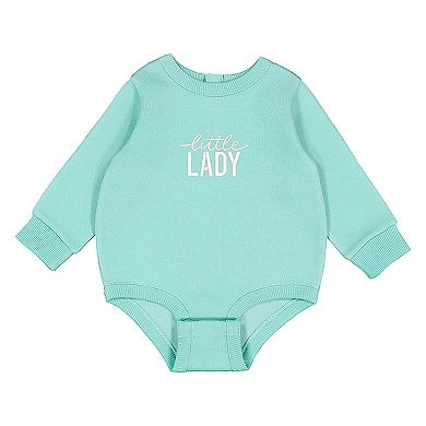 Embroidered Little Lady - Infant Fleece BodySuit
