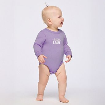 Embroidered Little Lady - Infant Fleece BodySuit