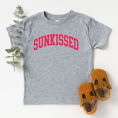 Sunkissed Varsity Arched Puff Print - Toddler Short Sleeve Graphic T-Shirt