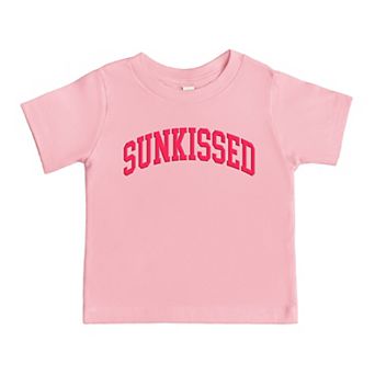 Sunkissed Varsity Arched Puff Print - Toddler Short Sleeve Graphic T-Shirt