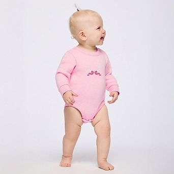 Embroidered Antler Bow - Infant Fleece BodySuit
