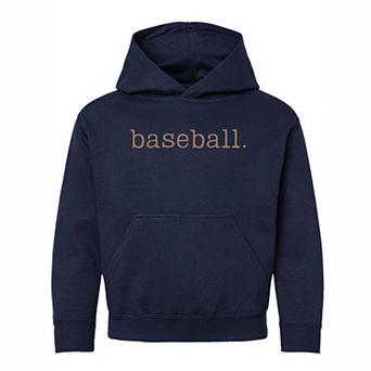 Baseball Typewriter - Youth Graphic Hoodie
