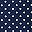 Blue Round Dot Print