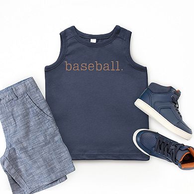 Baseball Typewriter - Youth Tank Top
