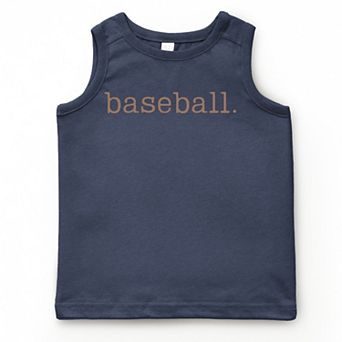 Baseball Typewriter - Youth Tank Top