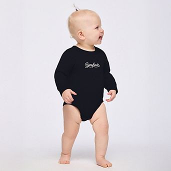 Embroidered Yee Haw Rope - Infant Fleece BodySuit