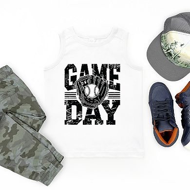 Baseball Game Day Glove - Youth Tank Top