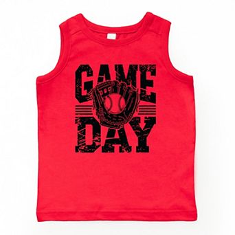 Baseball Game Day Glove - Youth Tank Top