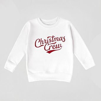 Christmas Crew Cursive - Toddler Graphic Sweatshirt
