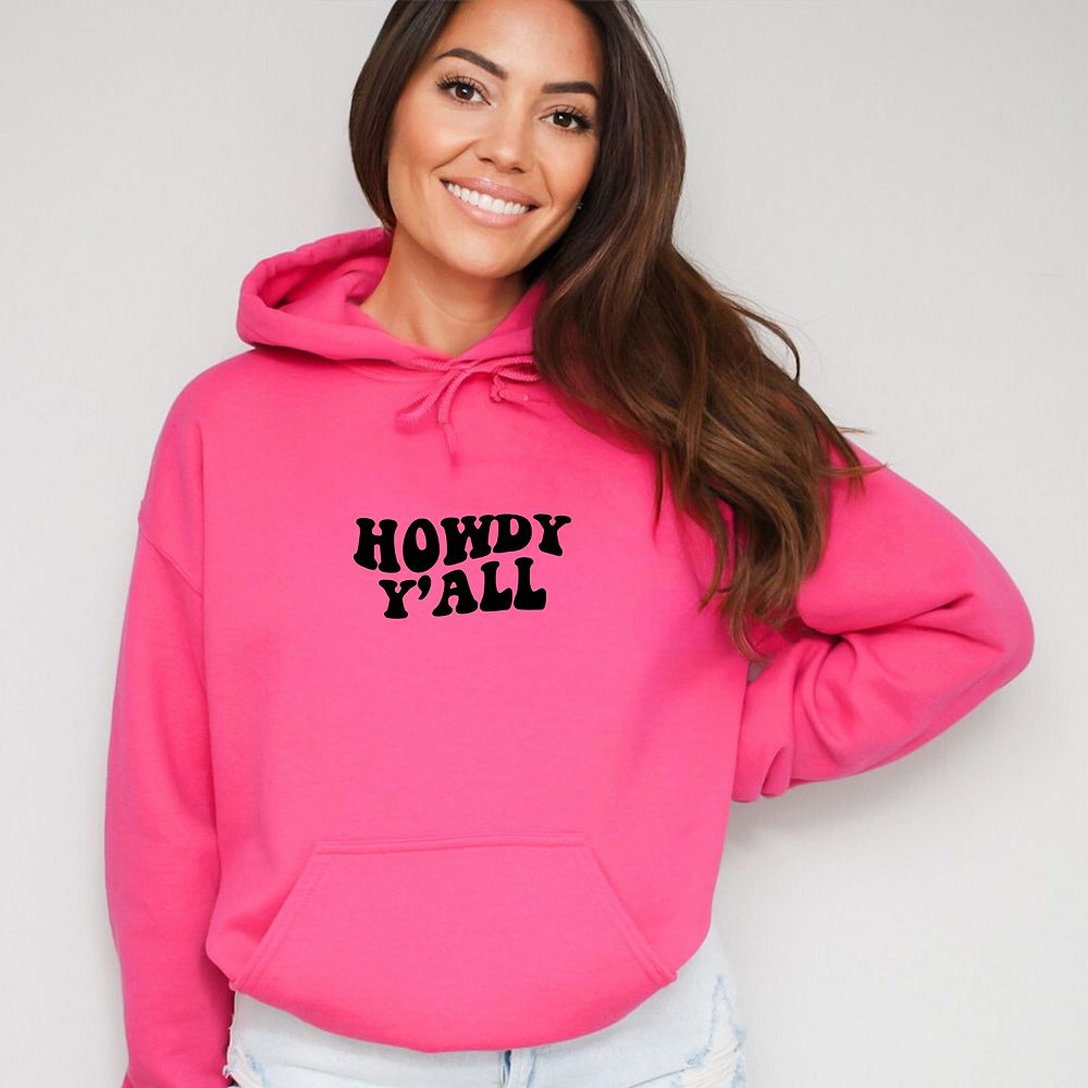 Howdy Y'all Retro - Women's Graphic Hoodie