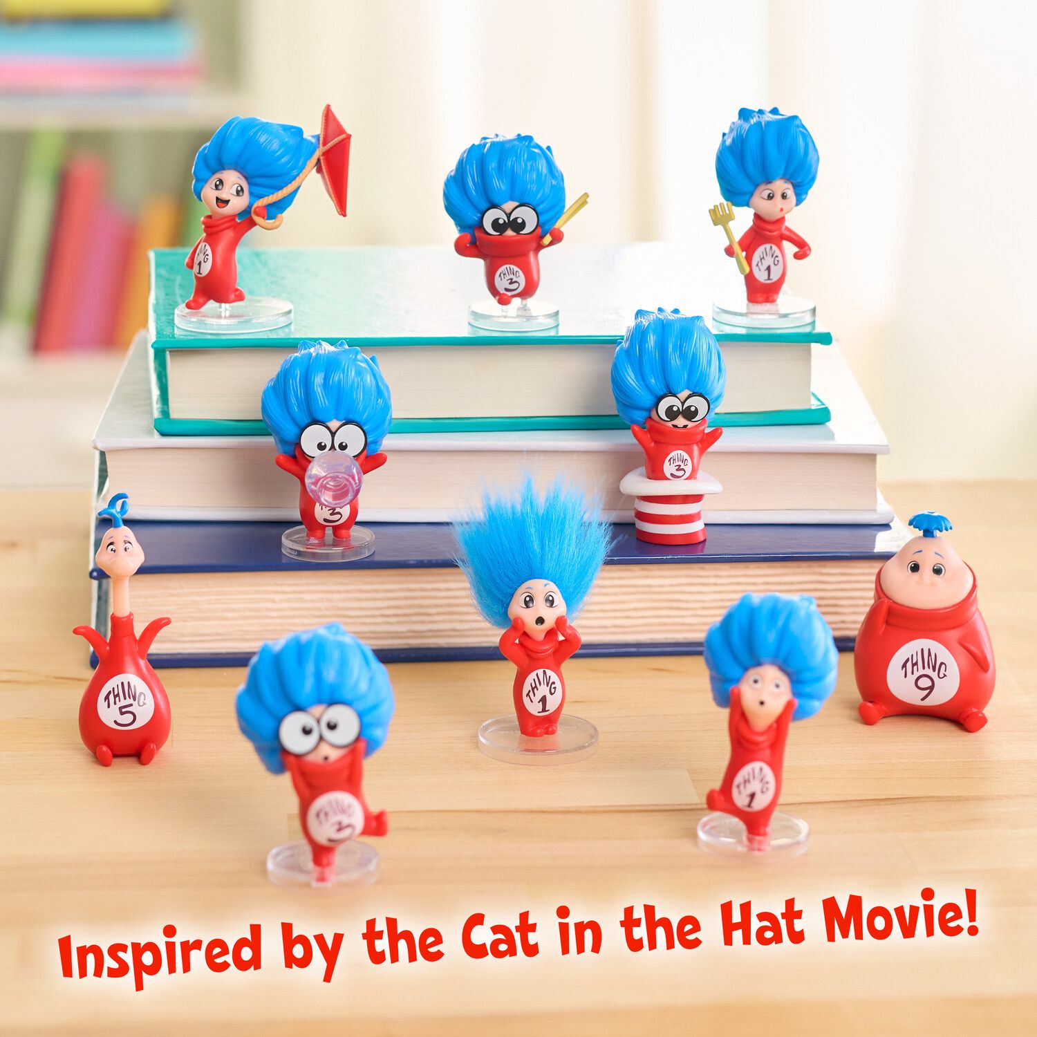 Детские фигурки Just Play Cat in the Hat 10 pc Mini Collectible Figures — фото 3