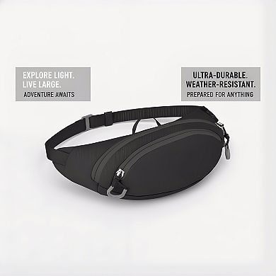 ZUQIETA Lightweight Mini Waist Pack - Crossbody Belt Bag with Shoulder Carry Option