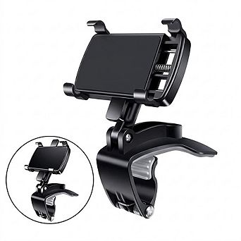 Universal Dashboard Car Phone Mount with 360 Degree Rotation Clip