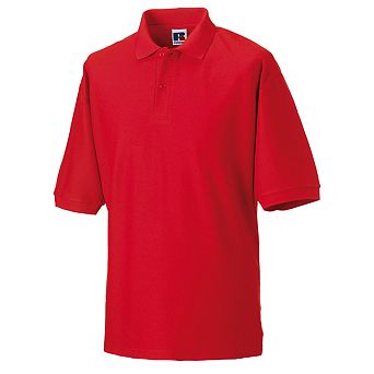 Russell Mens Classic Short Sleeve Polycotton Polo Shirt