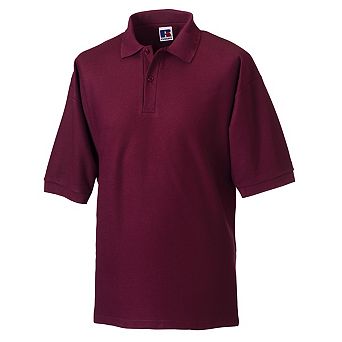 Russell Mens Classic Short Sleeve Polycotton Polo Shirt