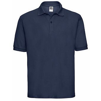 Russell Mens Classic Short Sleeve Polycotton Polo Shirt