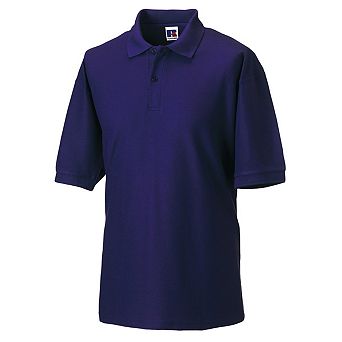 Russell Mens Classic Short Sleeve Polycotton Polo Shirt