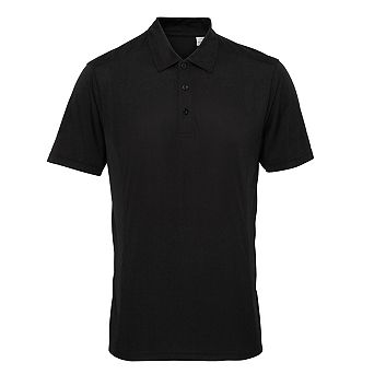 Tri Dri Mens Panelled Short Sleeve Polo Shirt