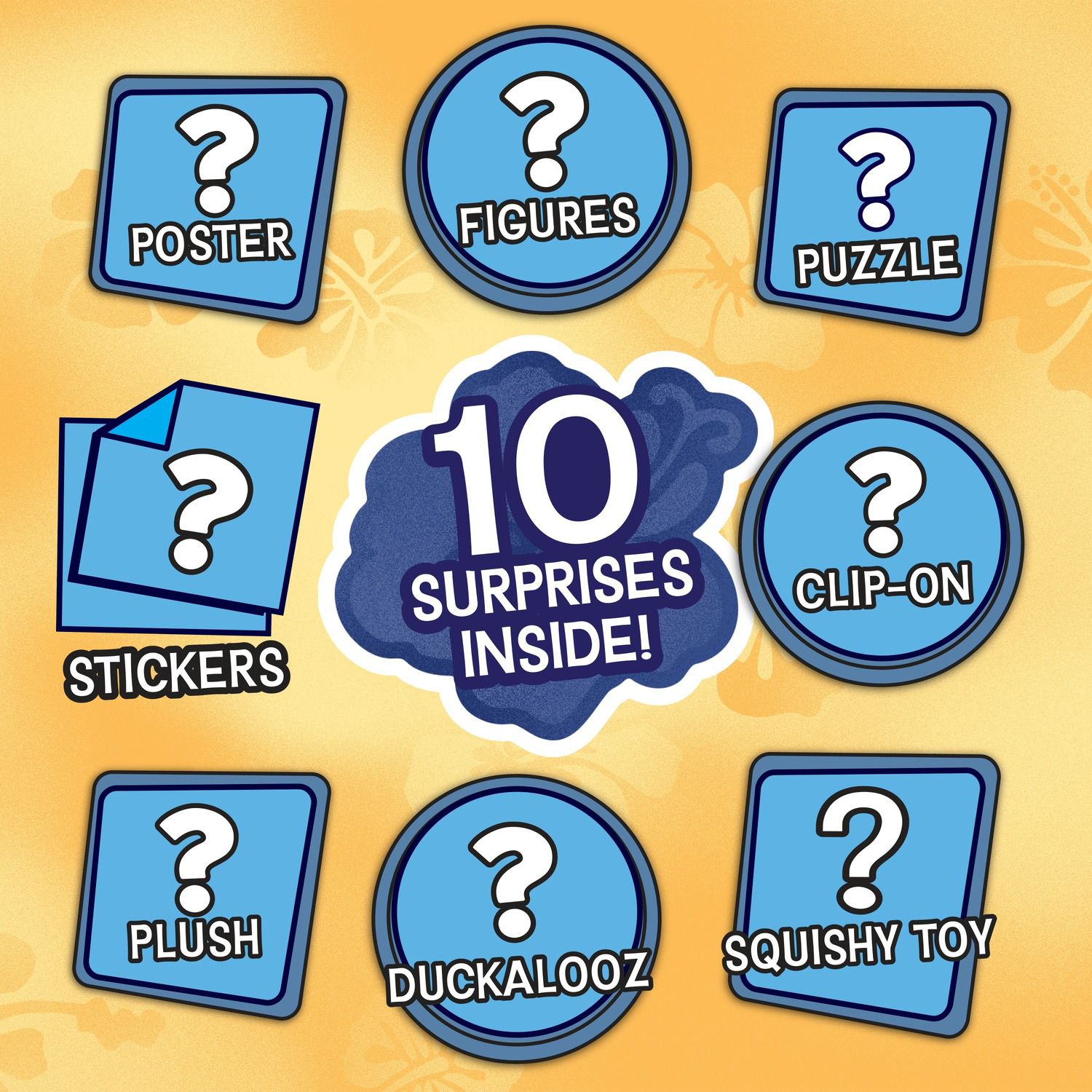 Детские куклы Just Play Disney's Stitch Jumbo Mystery Capsule 10 pc Surprise Toy Set - Styles May Vary — фото 3