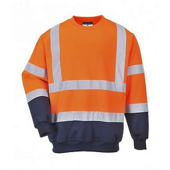 Portwest Mens Hi-Vis Two Tone Sweatshirt
