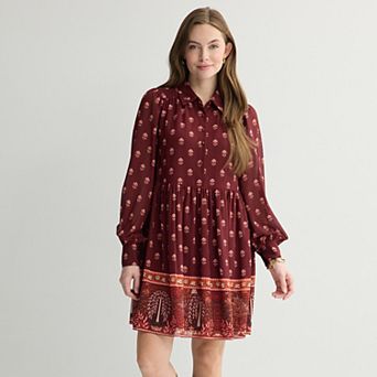 Women's Farmers Market Short Button Front Dress