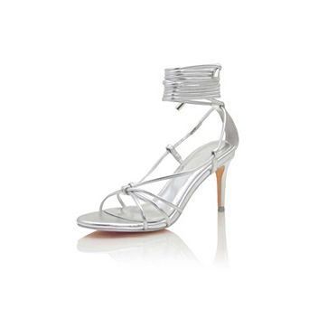 Strappy Wraparound Ankle Stiletto Sandals
