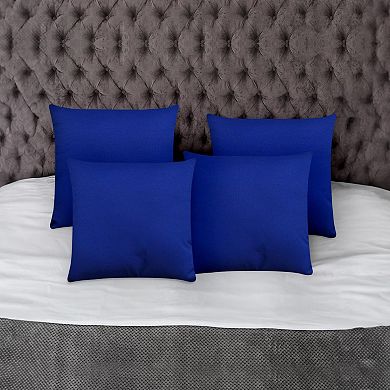 Covers&All Throw Pillow Inserts with Covers Set of 4, UV Resistant Waterproof Soft Cushions Pillows