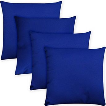 Covers&All Throw Pillow Inserts with Covers Set of 4, UV Resistant Waterproof Soft Cushions Pillows