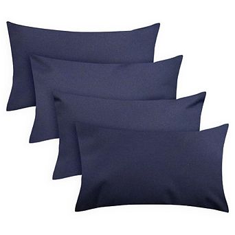 Covers&All Throw Pillow Inserts with Covers Set of 4, UV Resistant Waterproof Soft Cushions Pillows