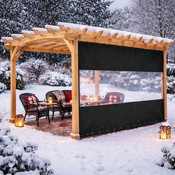 Covers&All Outdoor Panel Curtain, Curtain, Waterproof & Weather Resistant Tarp