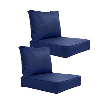 Covers&All Outdoor Seat Cushion Set, , Water Repellant Replacement Chair Cushions