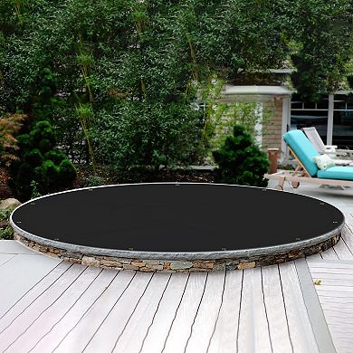 Covers&All Round Tarp, Heavy Duty Tear & UV-Resistant Multipurpose Tarp for Pool, Garden