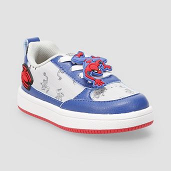 Marvel Spider-Man Toddler Boys Lace-Up Sneakers with Character Detail