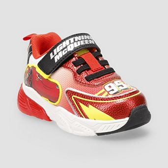 Lightning McQueen Toddler Boys Light Up Athletic Sneakers