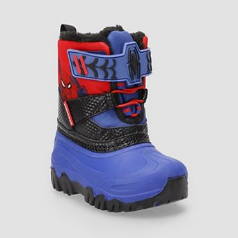 Marvel Spider-Man Toddler Boys Insulated Snow Boots
