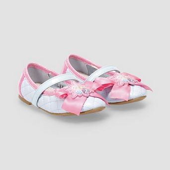Disney's Frozen Toddler Girls Mary Jane Bow Accent Ballet Flats