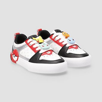 Nintendo Pokémon Youth Boys Court Sneakers with Lace-Up Closure